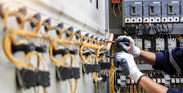 Professional Electrician technician working in Central, LA